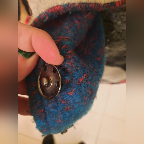 Multi Color Wool blend Coat - Picture 6 of 8